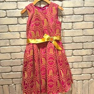 Disney Store Sleeping Beauty Magenta & Gold Dress!